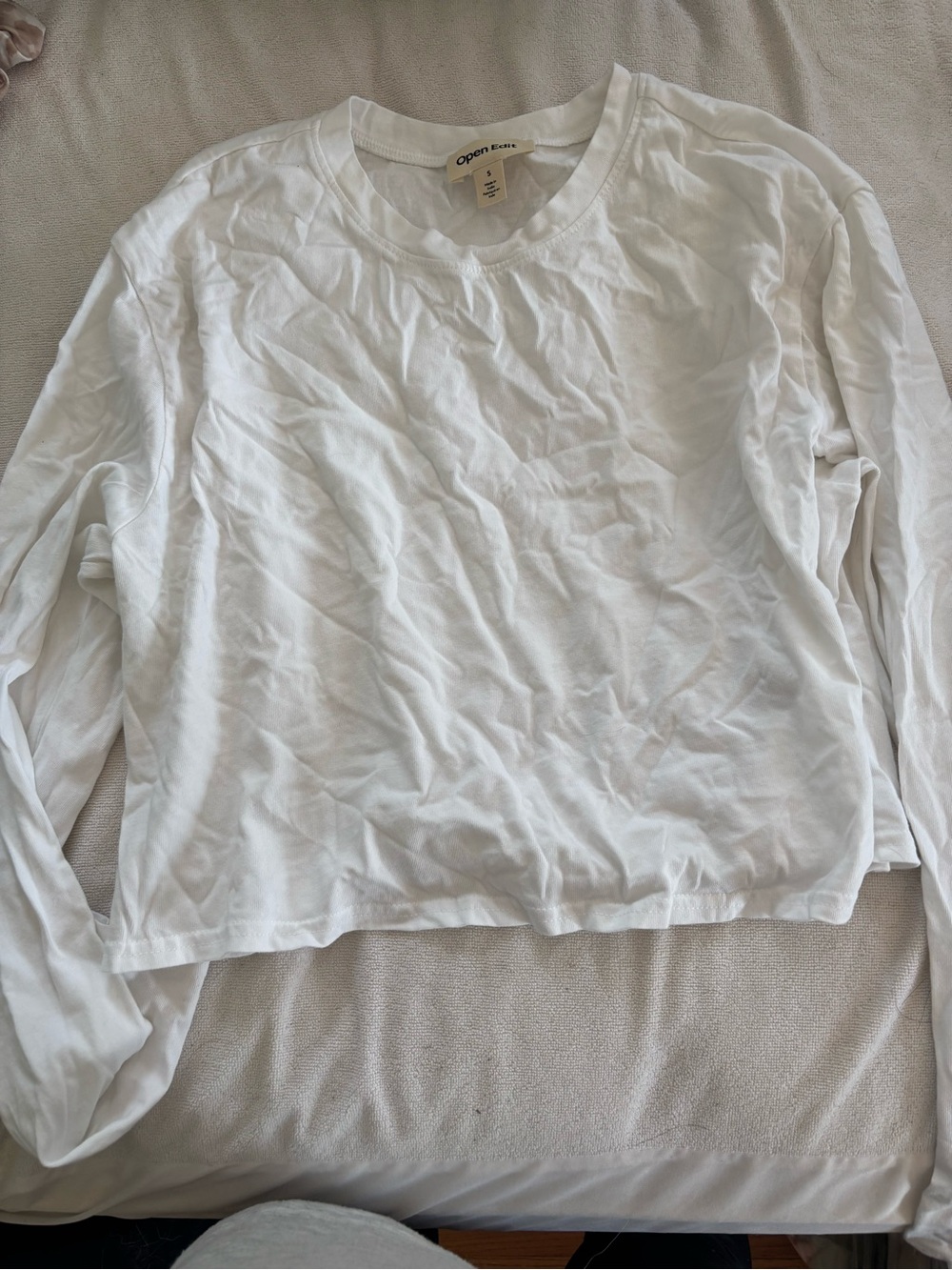 Open Edit cropped long sleeve